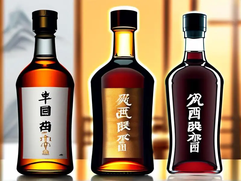 粮食酒与酒精勾兑酒对比图