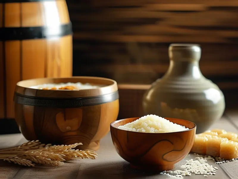 醪糟酒制作过程展示