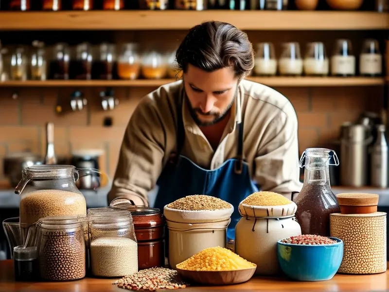 杂米米酒制作过程实拍