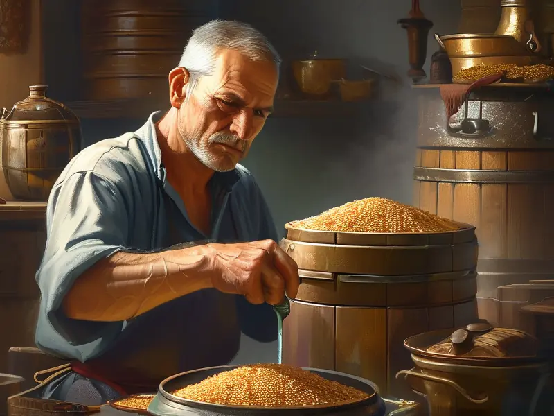 自己在家酿高粱酒视频教程实际操作场景