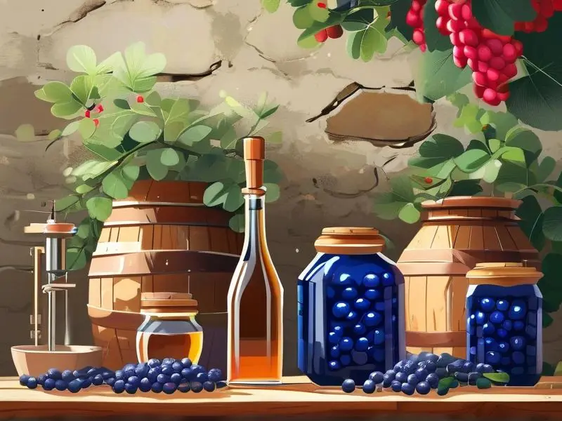 家庭自酿蓝莓酒制作过程实拍图