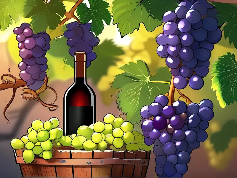 家庭自制葡萄酒酿制过程示意图