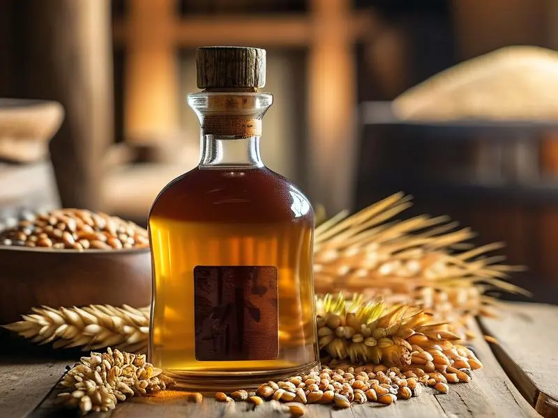 纯粮酿造白酒及原料展示