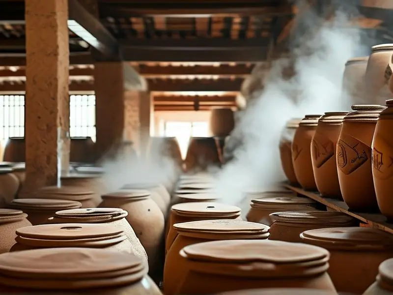 酱香酒12987工艺传统酿造场景实拍