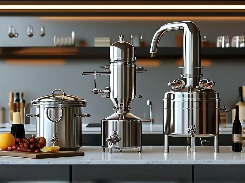 酒为天家用酿酒设备实际操作示意图