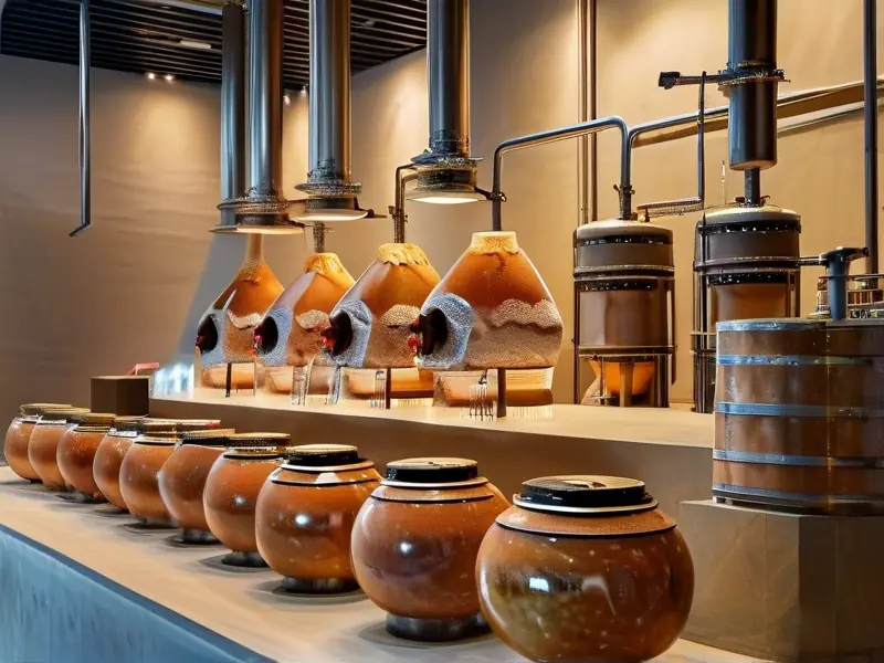 肉冰烧酒传统制作工艺流程示意图