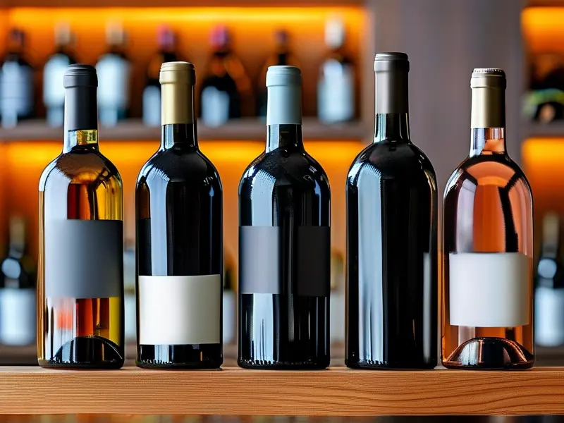不同材质散酒容器展示图