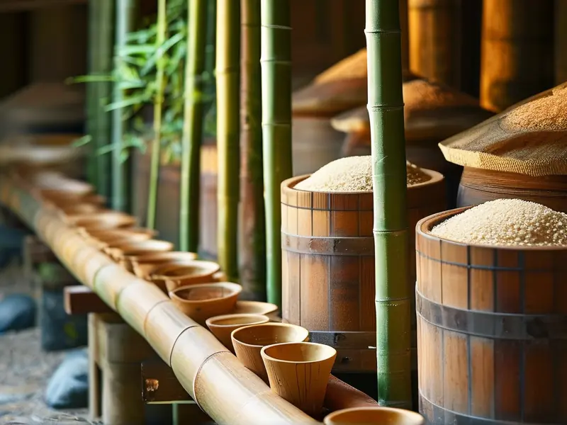 竹酿酒制作过程图解