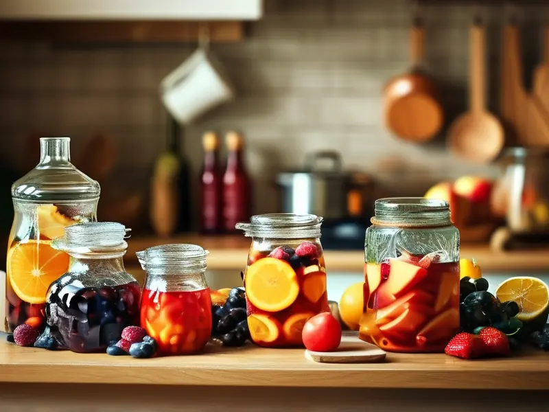 多种水果混合酿造百果酒