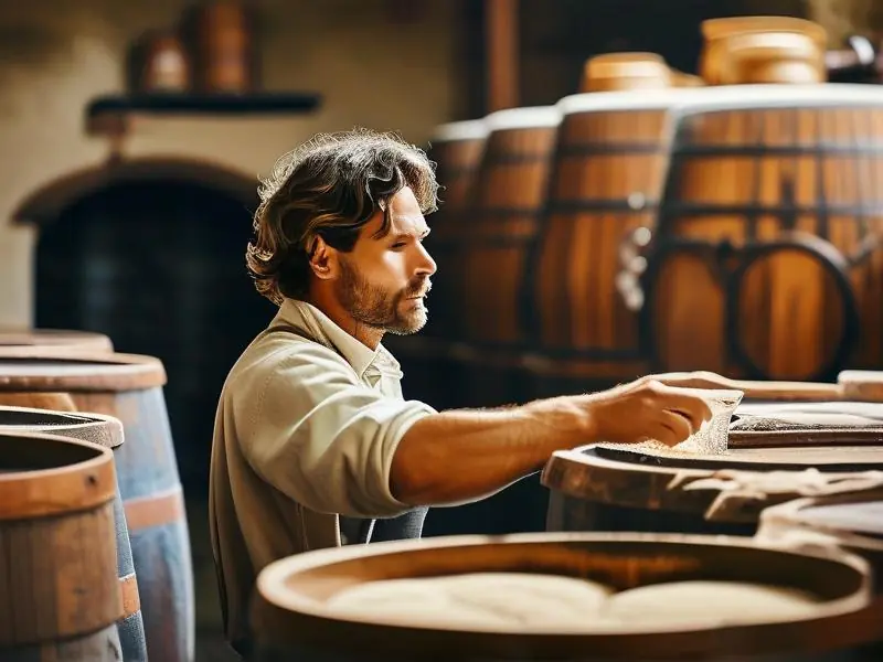 白酒发酵工艺实际操作场景展示