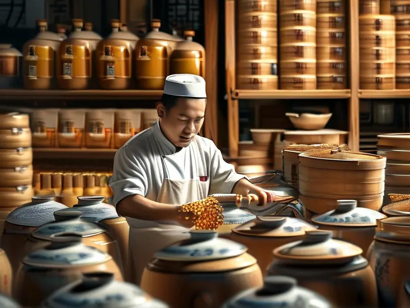 白酒勾兑流程实际操作场景