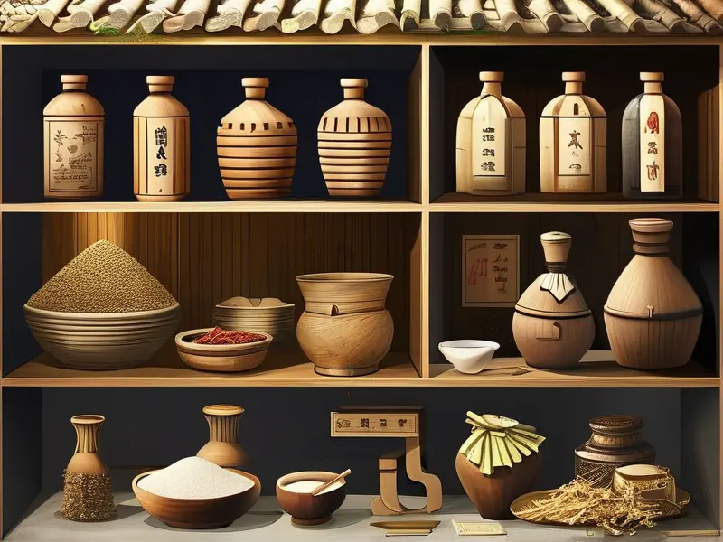 白酒酒曲中草药配方展示图