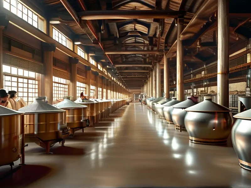 白酒酿造的传统工艺展示