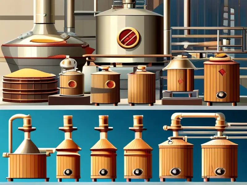 白酒酿造工艺流程图展示不同香型白酒的酿造步骤