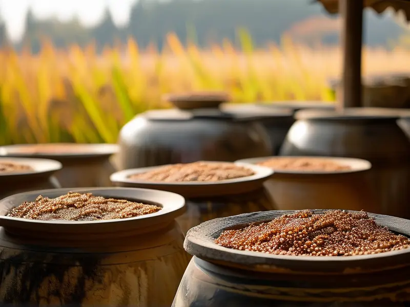 白酒秋酿传统工艺实景展示