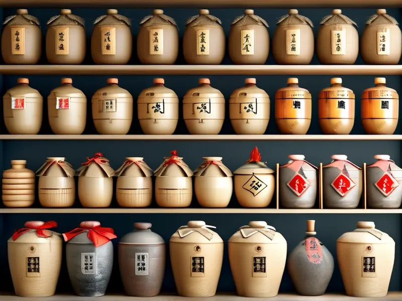 白酒制造工艺流程示意图
