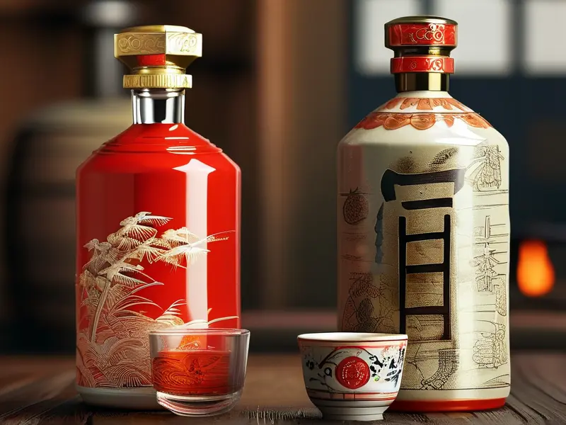 白酒与烧酒对比图