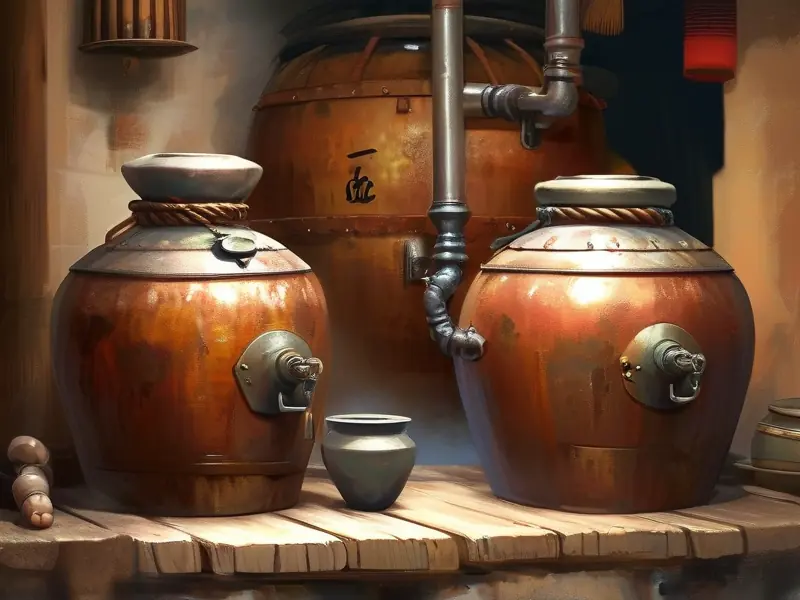 中国传统白酒酿造工艺流程展示