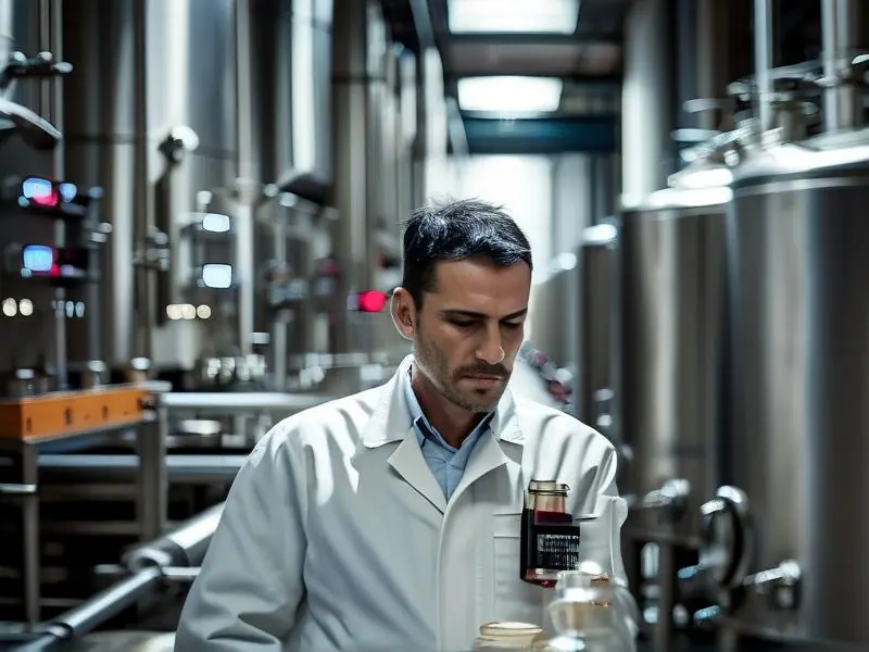 白酒制造标准检测流程实拍图