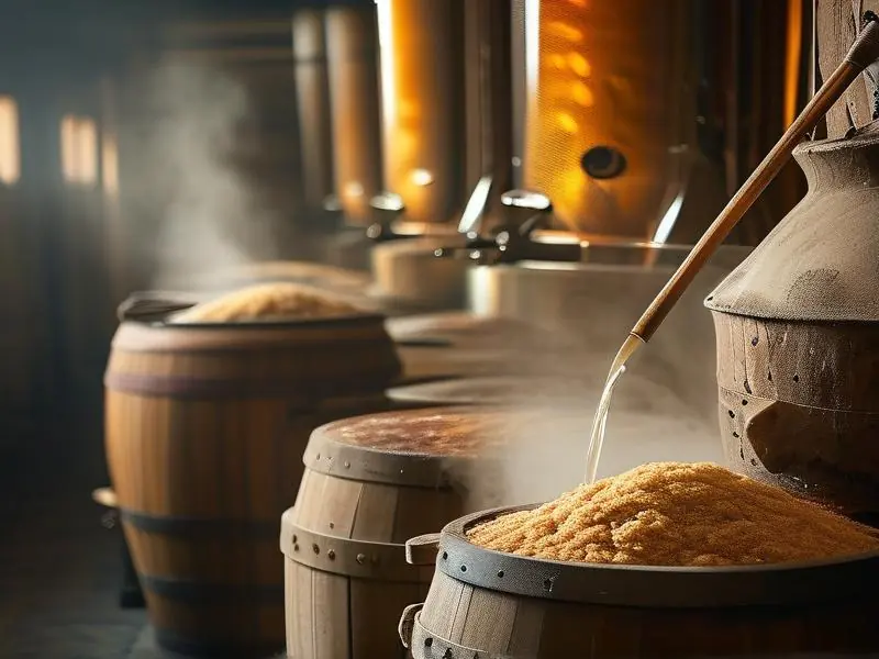 白酒传统酿造工艺实拍图