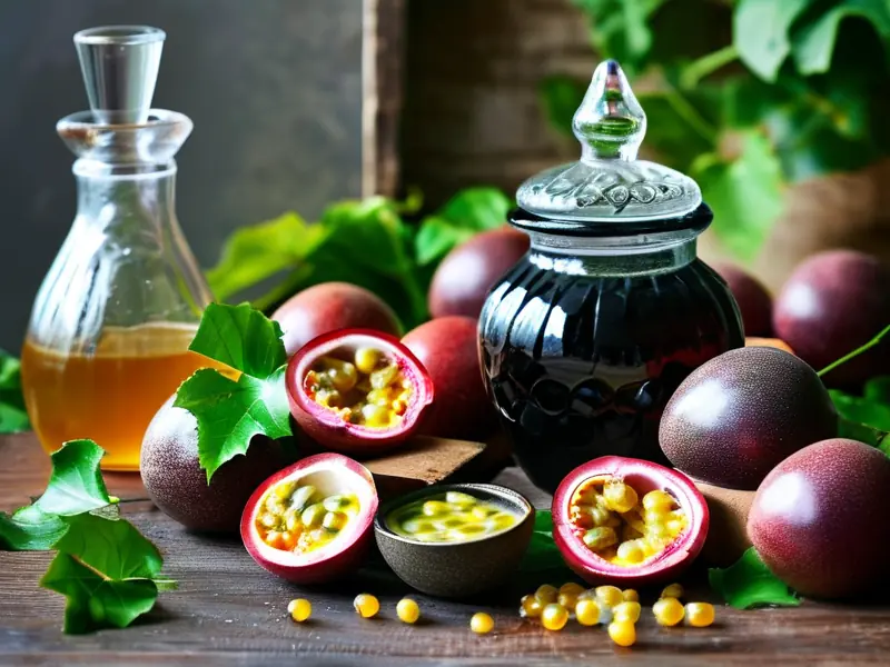 百香果泡酒的制作过程