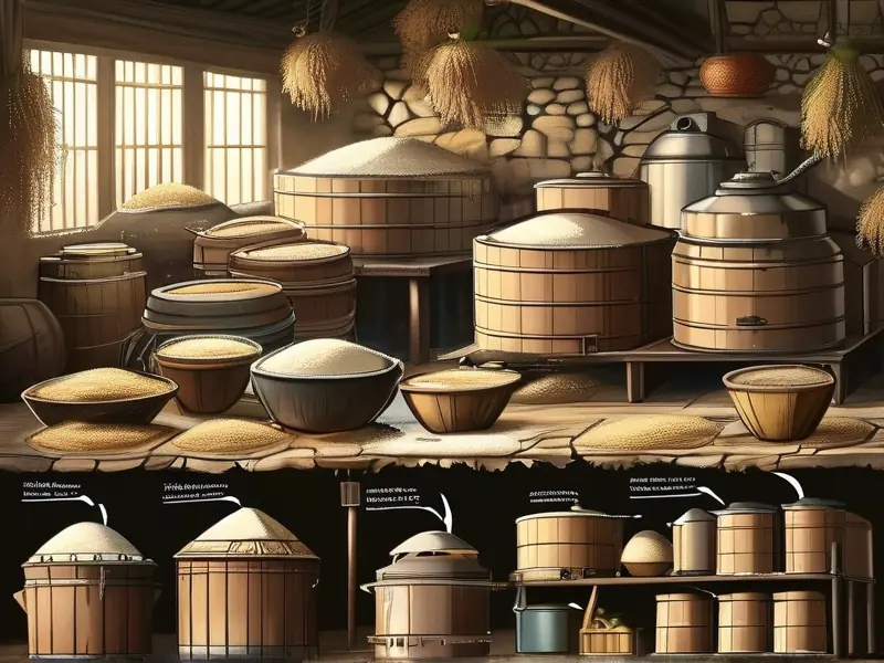 稗子酿酒传统工艺步骤展示