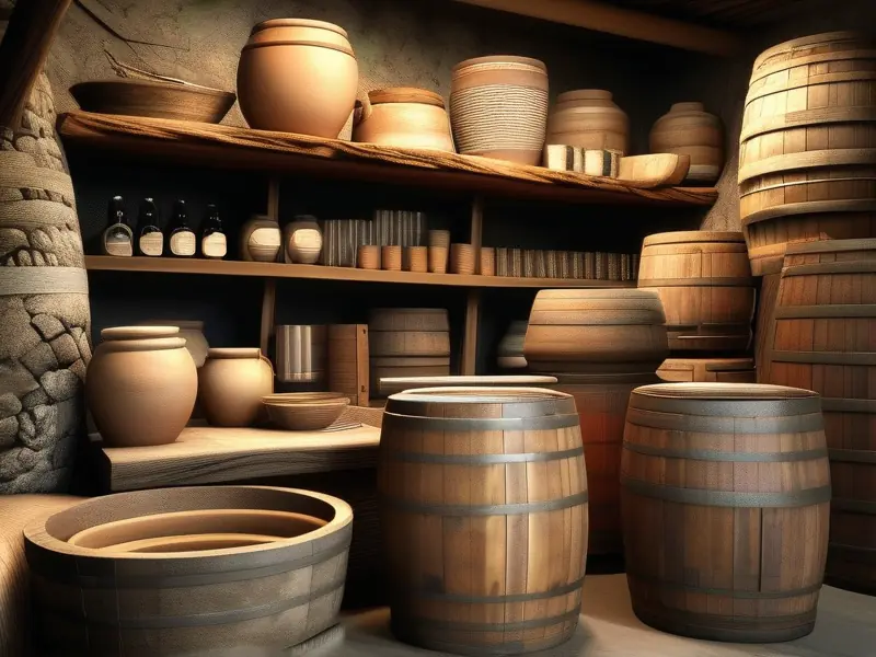 传统酿酒设备展示图