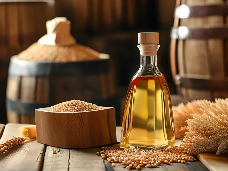 纯粮酿造酱香酒展示及原料