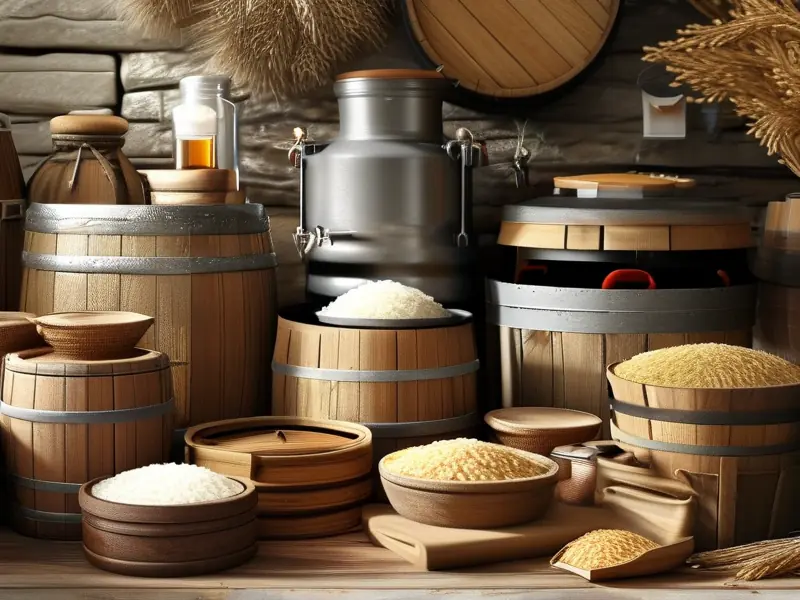 家庭大米酿酒步骤展示