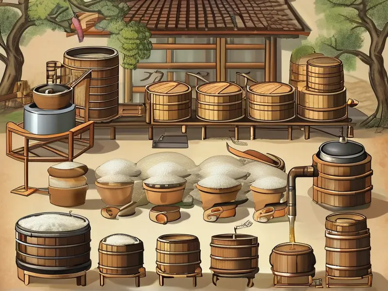 大米制酒工艺流程步骤图解