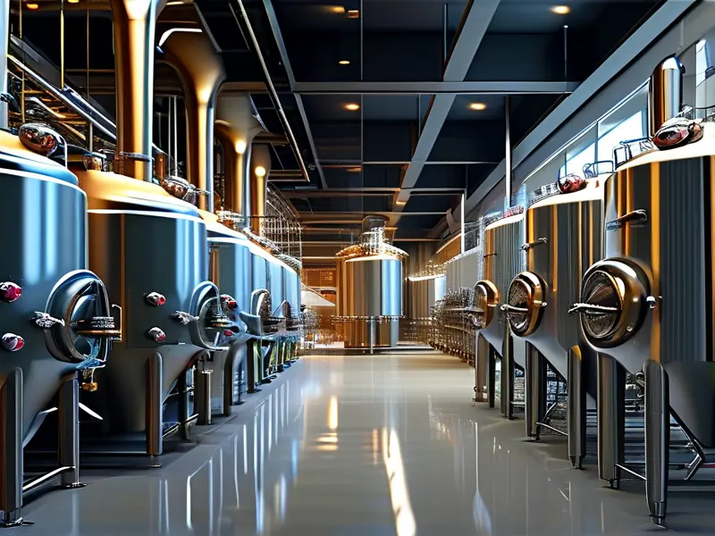 大型酿酒设备全套在酒厂中的高效运作场景