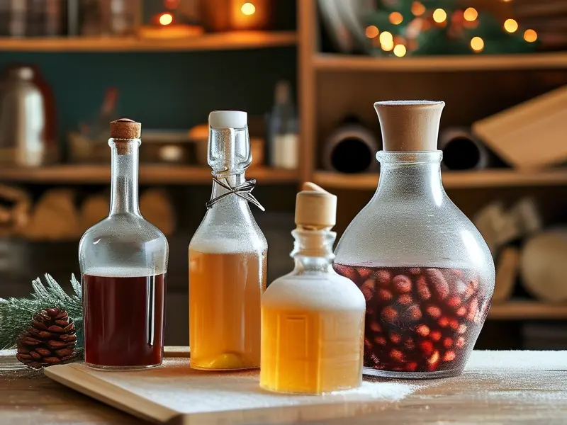 家庭自酿冬酿酒的制作过程