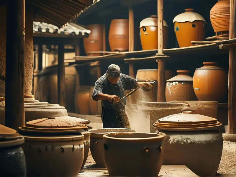 传统杜康酒酿造工艺现场展示