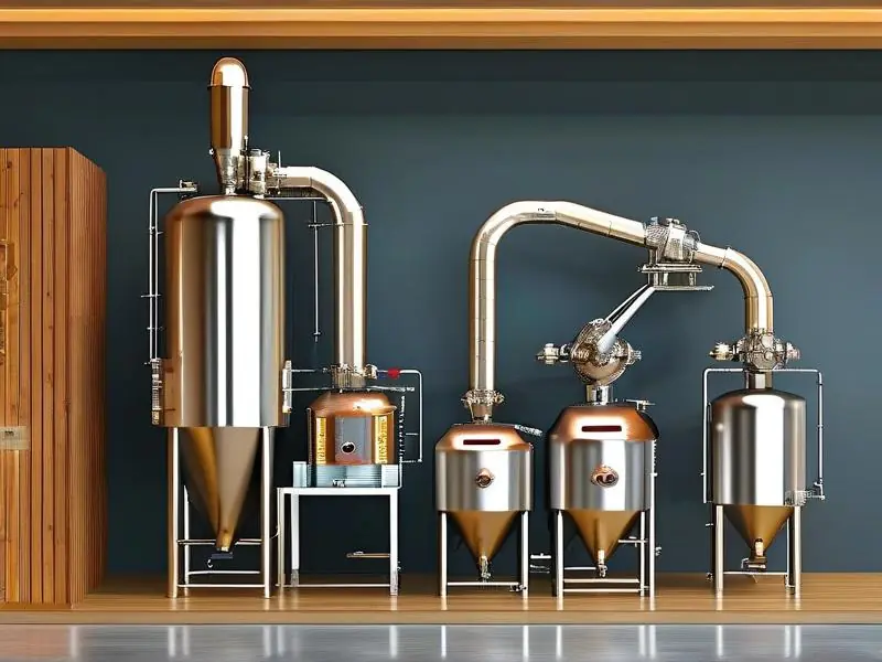 甘蔗酿酒设备工作场景图