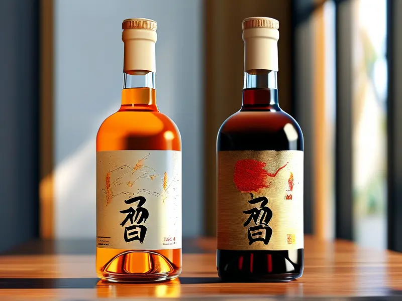 勾兑酒和粮食酒对比鉴别图