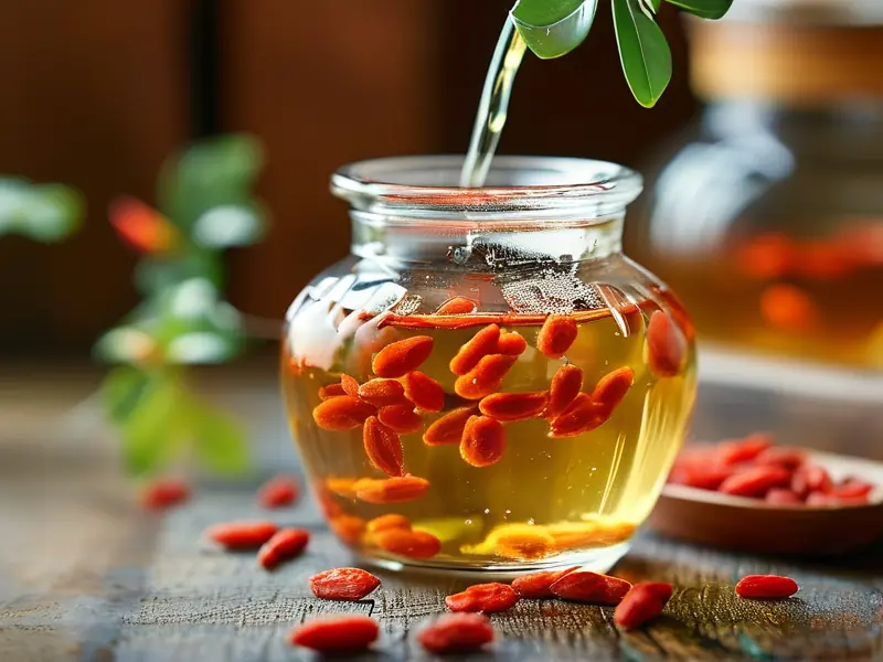 枸杞果酒制作过程展示