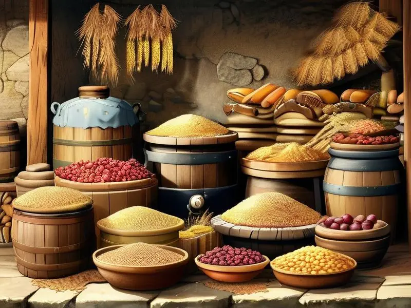 古代酿酒原材料及酿酒工艺展示