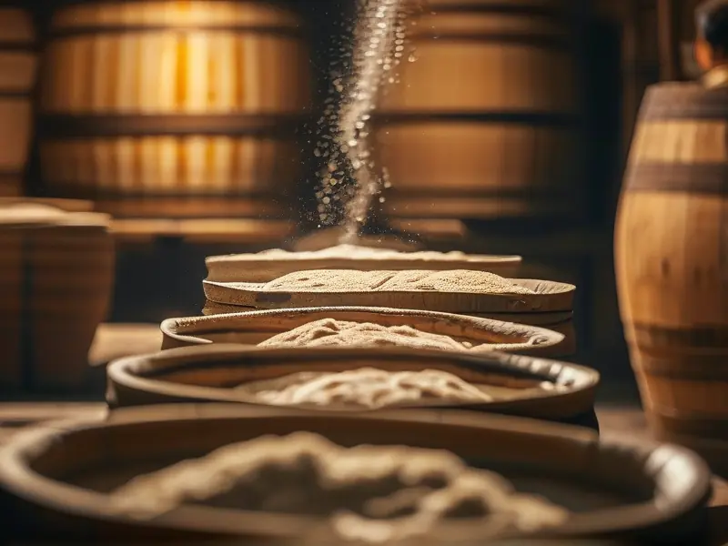 固态法白酒传统酿造工艺现场展示