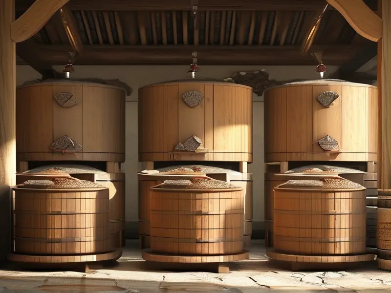 固态酿酒法传统工艺流程实拍图