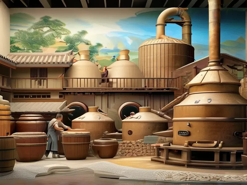 古法酿酒集团传统酿酒工艺展示