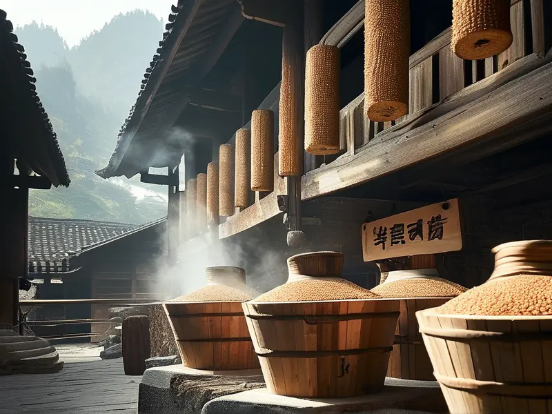 贵州华祖烧坊传统酿酒工艺实景展示