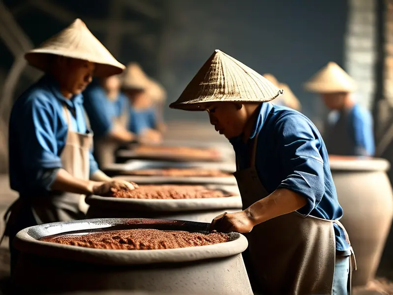 贵州酱酒传统酿造工艺现场实拍