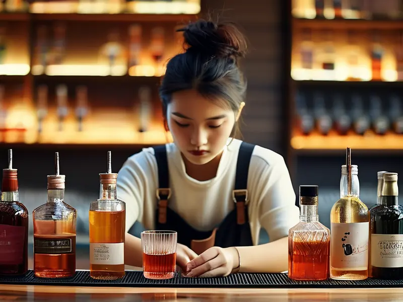 贵州调酒培训学校学员实操调酒教学现场