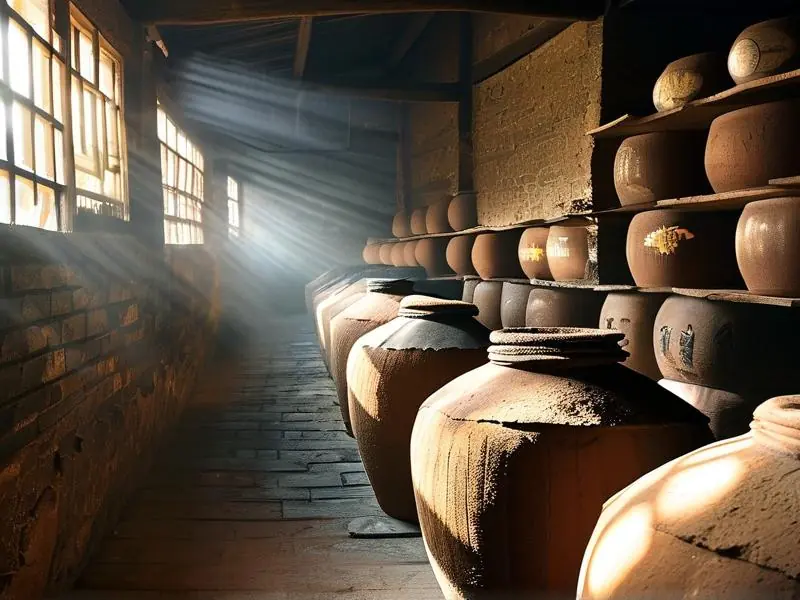 仁怀市王启欢酿酒作坊传统酿造场景