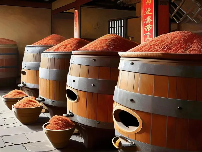 红曲米酿酒过程展示