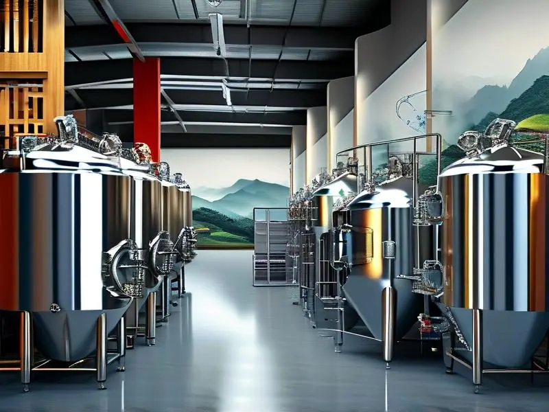 湖南设备酿酒生产线实景展示