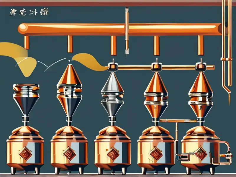 酱酒酿造工艺流程图解示意图