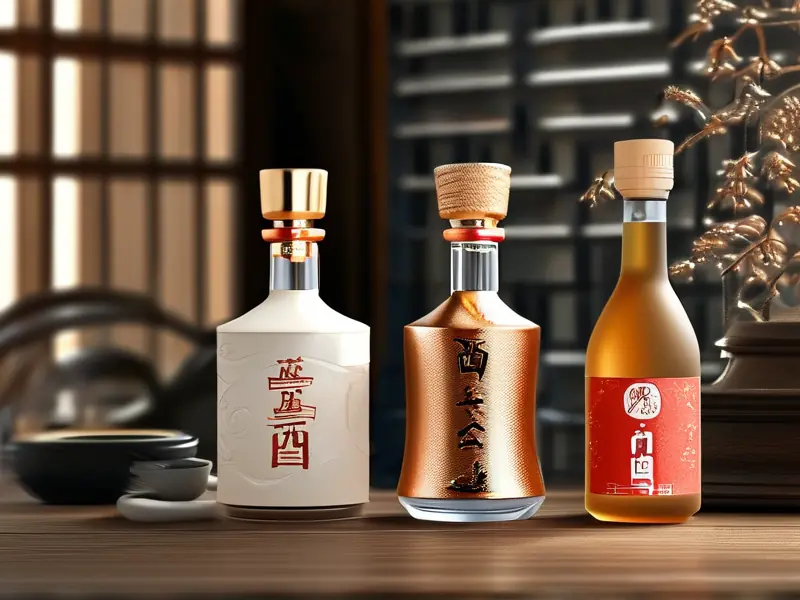 酱酒和浓香酒制作工艺对比示意图