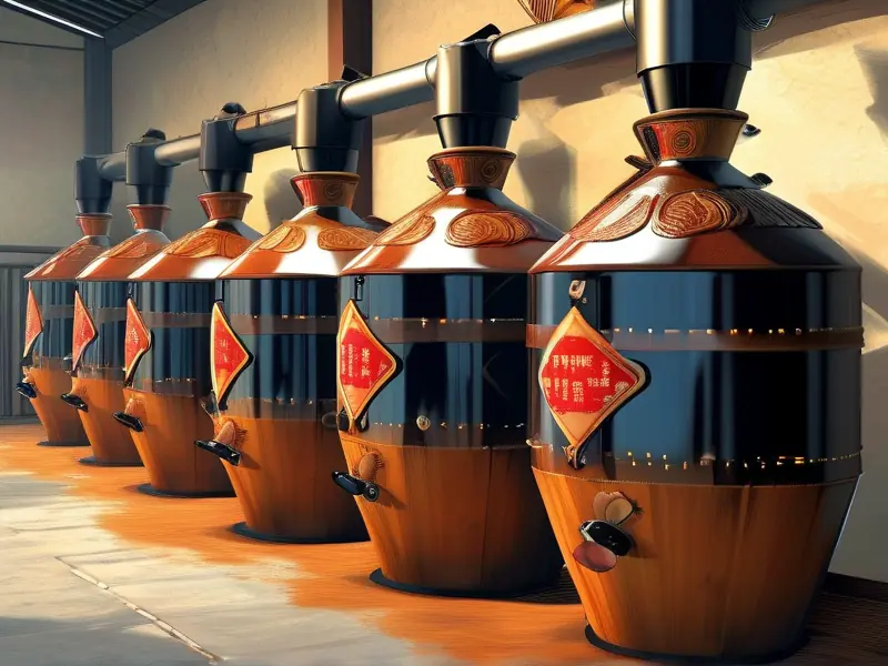 酱香型白酒传统酿造工艺流程图