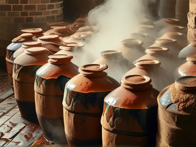 酱香型白酒传统酿造工艺现场展示